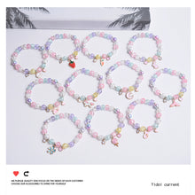 Load image into Gallery viewer, Crystal Beaded Colorful Cartoon Bracelet Simple Fashionable Crystal Beaded Bracelet Jewelry Gift for Women
