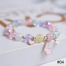 Load image into Gallery viewer, Crystal Beaded Colorful Cartoon Bracelet Simple Fashionable Crystal Beaded Bracelet Jewelry Gift for Women
