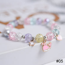 Load image into Gallery viewer, Crystal Beaded Colorful Cartoon Bracelet Simple Fashionable Crystal Beaded Bracelet Jewelry Gift for Women
