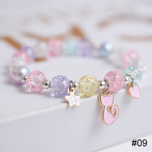 Load image into Gallery viewer, Crystal Beaded Colorful Cartoon Bracelet Simple Fashionable Crystal Beaded Bracelet Jewelry Gift for Women
