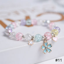 Load image into Gallery viewer, Crystal Beaded Colorful Cartoon Bracelet Simple Fashionable Crystal Beaded Bracelet Jewelry Gift for Women
