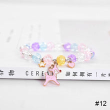 Load image into Gallery viewer, Crystal Beaded Colorful Cartoon Bracelet Simple Fashionable Crystal Beaded Bracelet Jewelry Gift for Women
