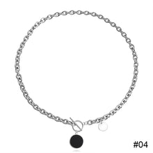 Load image into Gallery viewer, Vintage Punk Collar Chain Necklace Fashion Niche Alloy Fritillary Pendant Necklace Jewelry Gift for Women
