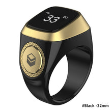 Load image into Gallery viewer, Tasbih Tally Counter Smart Tasbih Zikr Ring OLED Display Prayer Times for Muslims Zikr Digital Tasbeeh Electronic Prayer Ring
