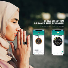 Load image into Gallery viewer, Portable Tasbih Tally Counter Mini Smart Tasbih Zikr Ring Digital OLED Display Prayer Times for Muslims Zikr Electronic Prayer Ring
