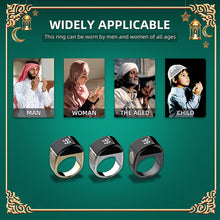 Load image into Gallery viewer, Portable Tasbih Tally Counter Mini Smart Tasbih Zikr Ring Digital OLED Display Prayer Times for Muslims Zikr Electronic Prayer Ring
