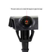 Load image into Gallery viewer, 2Pcs Car Front Windshield Washer Wiper Water Spray Nozzle Fit for Nissan TIIDA SYLPHY X-trail Venucia D50 R50 Black Plastic
