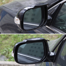 Load image into Gallery viewer, 2Pcs Universal Car Rear View Mirror Rain Cover Sun Visor Eyebrow With Air Drying Style Side View Mirror Rain Guard Auto Protection

