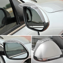 Load image into Gallery viewer, 2Pcs Universal Car Rear View Mirror Rain Cover Sun Visor Eyebrow With Air Drying Style Side View Mirror Rain Guard Auto Protection
