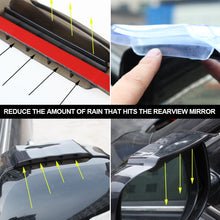 Load image into Gallery viewer, 2Pcs Universal Car Rear View Mirror Rain Cover Sun Visor Eyebrow With Air Drying Style Side View Mirror Rain Guard Auto Protection
