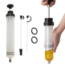 Load image into Gallery viewer, 200ml/500ml Car Brake Fluid Oil Extractor Oil Change Syringe with Hose Manual Fuel Suction &amp; Filler Fluid Oil Change Evacuator Auto Pump
