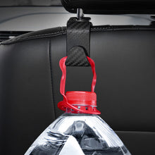 Load image into Gallery viewer, 2Pcs Carbon Fibre Car Seat Headrest Hooks Storage Hanger Back Seat Organizer Holder Auto Interior Accessories Hook
