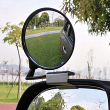 Load image into Gallery viewer, 1Pc 360 Degree Rotation Car Front Wheel Blind Zone Mirror Wide Angle Coach Rearview Mirror Dead Zone Auxiliary Mirror Left and Right

