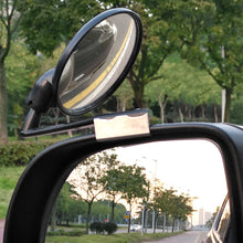 Load image into Gallery viewer, 1Pc 360 Degree Rotation Car Front Wheel Blind Zone Mirror Wide Angle Coach Rearview Mirror Dead Zone Auxiliary Mirror Left and Right
