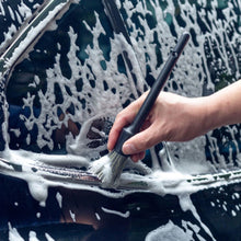 Load image into Gallery viewer, 3Pcs Car Detailing Brush Set Soft Bristle Car Cleaning Brush Kits Atuo Tire wheel Wash Exterior Accessories Natural Boar Hair
