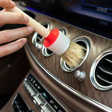 Load image into Gallery viewer, 5Pcs Car Exterior Interior Detail Brush Boar Hair Bristle Brushes for Car Cleaning Auto Detail Tools Dashboard Cleaning Brush
