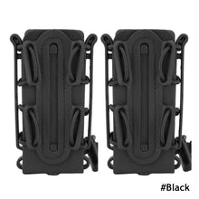 Load image into Gallery viewer, 2Pcs Mag Pouches Pistol Magazine Pouch 9mm Soft Shell Magazine Pouch Tactical Rifle Fast Mag Belt&amp;Molle Sytem Carrier Holder
