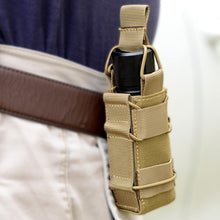 Load image into Gallery viewer, Tactical Magazine Pouch Military Molle Single Pistol Mag Bag Flashlight Pouch Torch Holder Case Outdoor Hunting Knife Holster
