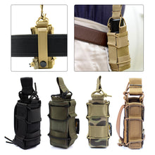 Load image into Gallery viewer, Tactical Magazine Pouch Military Molle Single Pistol Mag Bag Flashlight Pouch Torch Holder Case Outdoor Hunting Knife Holster
