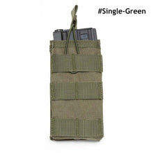 Load image into Gallery viewer, Single / Double / Triple Magazine Pouch Tactical AK AR M4 AR15 Military Pouch Molle Hunting Paintball Airsoft Magazine Pouch
