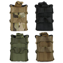 Load image into Gallery viewer, 1000D Nylon Double Layer Molle System Magazine Pouch Storage Bags Airsoft Tactical AK AR M4 AR15 Rifle Pistol Mag Carrier Case

