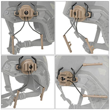 Load image into Gallery viewer, Tactical Headset 19-21mm Helmet Rail Adapter Headset Bracket Headphone Mount Stand Helmet Airsoft Military Earmuff Hold
