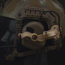 Load image into Gallery viewer, Multi-angle Rotation Shooting Headset Bracket Kit Helmet Rail Adapter Fit OPS Core ARC and Team Wendy M-LOK Rail Headphone Mount
