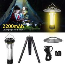 Load image into Gallery viewer, Portable Multi-function Camping Light Camping Lantern With Magnet Emergency Light Hanging Tent Light Powerful Outdoor Work Lamp
