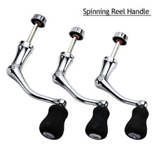 Load image into Gallery viewer, Fishing Tools Spinning Reel Handle Metal Fishing Spinning Reel Crank Handle Folding Rocking Arm Fish Rotatable Grip Knob
