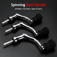 Load image into Gallery viewer, Fishing Tools Spinning Reel Handle Metal Fishing Spinning Reel Crank Handle Folding Rocking Arm Fish Rotatable Grip Knob
