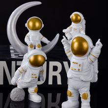 Load image into Gallery viewer, Car Interior Astronaut Decor Action Figures and Moon Home Decor Resin Astronaut Statue Room Office Desktop Decoration Presents Desktop Boy Gift
