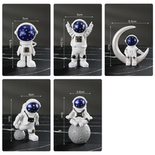 Load image into Gallery viewer, Car Interior Astronaut Decor Action Figures and Moon Home Decor Resin Astronaut Statue Room Office Desktop Decoration Presents Desktop Boy Gift
