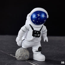 Load image into Gallery viewer, Car Interior Astronaut Decor Action Figures and Moon Home Decor Resin Astronaut Statue Room Office Desktop Decoration Presents Desktop Boy Gift
