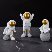 Load image into Gallery viewer, Car Interior Astronaut Decor Action Figures and Moon Home Decor Resin Astronaut Statue Room Office Desktop Decoration Presents Desktop Boy Gift
