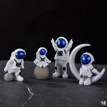 Load image into Gallery viewer, Car Interior Astronaut Decor Action Figures and Moon Home Decor Resin Astronaut Statue Room Office Desktop Decoration Presents Desktop Boy Gift
