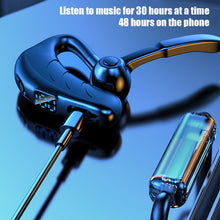 Load image into Gallery viewer, Ear-mounted Business Style Large Battery Voice Control Answering X5 Bluetooth Headset Digital Display
