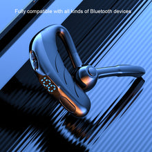 Load image into Gallery viewer, Ear-mounted Business Style Large Battery Voice Control Answering X5 Bluetooth Headset Digital Display
