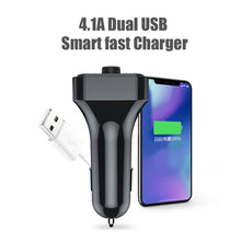 Load image into Gallery viewer, Ambient Light Bluetooth 5.0 FM Transmitter Car MP3 Player Wireless Handsfree Audio Receiver USB Fast Charge TF U Disk play
