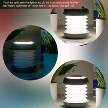 Load image into Gallery viewer, Creative Bedroom Portable Foldable Usb Charging Touch Stepless Dimming Circular Retractable Led Reading Night Light

