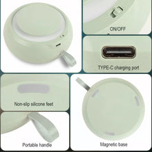 Load image into Gallery viewer, Creative Bedroom Portable Foldable Usb Charging Touch Stepless Dimming Circular Retractable Led Reading Night Light

