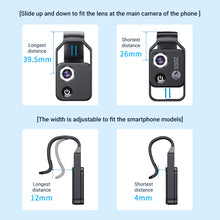 Load image into Gallery viewer, APEXEL 200X magnification microscope lens withCPL mobile LED Light micro pocket macro lenses for iPhone Samsung all smartphones
