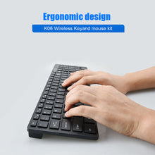 Load image into Gallery viewer, K06 Wireless Keyboard And Mouse Set Ultra-thin Wireless Mouse And Keyboard 2.4g Wireless Keyboard And Mouse Set
