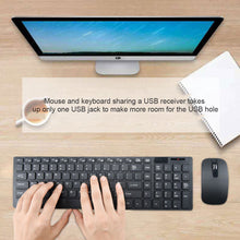 Load image into Gallery viewer, K06 Wireless Keyboard And Mouse Set Ultra-thin Wireless Mouse And Keyboard 2.4g Wireless Keyboard And Mouse Set
