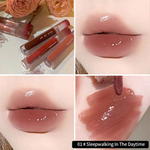 Load image into Gallery viewer, Nude Colors Lipgloss Moisturizing Lip Lines Glitter Mirror Whitening Lip Glosses Tint Plumper Bulk Red Lip Glaze Cosmetics
