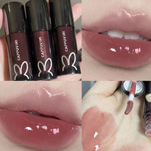 Load image into Gallery viewer, Sexy Black Tube Lip Gloss Mirror Water Lip Glaze Moisturizing Liquid Lipstick Lasting Lip Tint Makeup Mirror Lip Gloss Cosmetics

