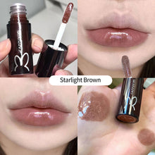 Load image into Gallery viewer, Sexy Black Tube Lip Gloss Mirror Water Lip Glaze Moisturizing Liquid Lipstick Lasting Lip Tint Makeup Mirror Lip Gloss Cosmetics
