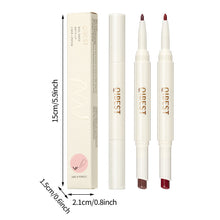 Load image into Gallery viewer, 2 IN 1 Waterproof Sexy Lip Liner Matte Lipstick Pencil Makeup Set Lip Contour Tint Red Long Lasting Moisturizing Lipliner Cosmetics
