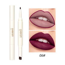 Load image into Gallery viewer, 2 IN 1 Waterproof Sexy Lip Liner Matte Lipstick Pencil Makeup Set Lip Contour Tint Red Long Lasting Moisturizing Lipliner Cosmetics
