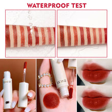 Load image into Gallery viewer, Nude Color Lip Gloss Matte Silky Lipstick Waterproof Long Lasting Women Red Lipstick Tint Red Velvet Lip Glaze Cosmetics
