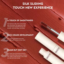 Load image into Gallery viewer, Nude Color Lip Gloss Matte Silky Lipstick Waterproof Long Lasting Women Red Lipstick Tint Red Velvet Lip Glaze Cosmetics
